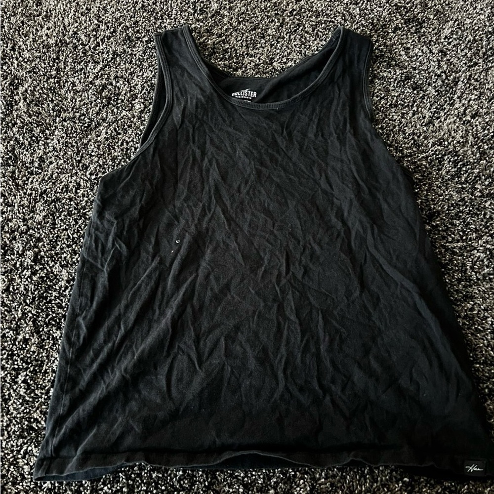 Hollister Women's Classic Black Tank Top